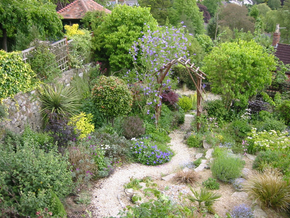 View from Thatch Cottage garden.