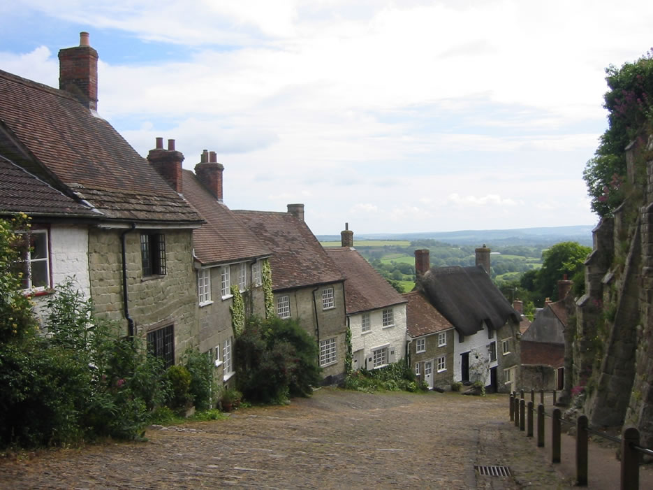 View from the top of Gold hill.